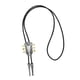 thumbnail image 1 of Cabeza De Guitarra Bolo Tie Collar De Boda Cuerda De Cuero PU Western Cowboy Silver, 1 of 3