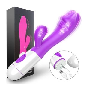 Atlas - Vibrador Rabbit Dual Estimulación Orgasmo Morado