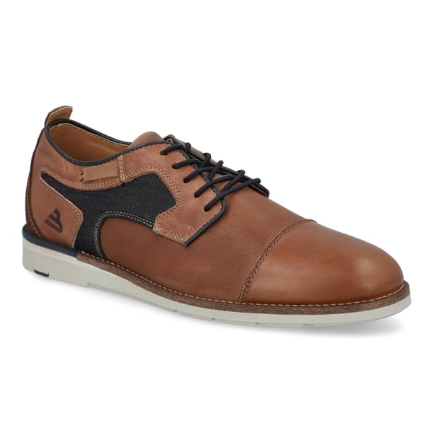 Zapatos Hombre Cuero Cordones Elasticados Ploce-0-30 Brandy Bullboxer marron claro 40