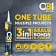 thumbnail image 2 of Sellador universal OB1 blanco 300 ml (1 cartucho), 2 of 9