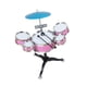 thumbnail image 4 of Batería Infantil Compacta De Jazz Para Niños Y Niñas, Ideal Para Conciertos Y Presentaciones, Color Rosa, 4 of 5