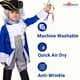 thumbnail image 4 of Disfraz Colonial Patriota de Dress Up America con Sombrero y Peluca, 4 of 7
