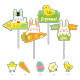 thumbnail image 1 of Carteles Para Jardin De Busqueda De Huevos, 54 Piezas, 1 of 2