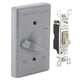 thumbnail image 1 of Interruptor BELL 125 V 15 A de una cara gris con palanca unipolar, 1 of 1