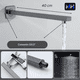 thumbnail image 3 of Brazo Ducha 40cm + Plato Ducha Rectangular Gunmetal 20x30 Cms Kassel, 3 of 5