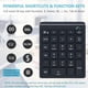 thumbnail image 2 of Tecla numérica Bluetooth Lekvey de 28 teclas para ordenador portátil, etc., 2 of 9