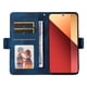 thumbnail image 5 of Carcasa FOXDOCK Xiaomi Redmi Note 13 4G de cuero PU, diseño acolchado clásico, protección contra caídas y rayones, 5 of 5