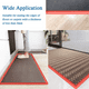 thumbnail image 5 of Protector de borde de 2 metros - Tira de PVC para borde de alfombra - Tiras de transición de goma para piso - Moldura autoadhesiva, 5 of 5