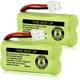 thumbnail image 2 of iMah BT183342 / BT283342 2.4V 400mAh Ni-MH Batería, También compatible con at&T VTech Baterías de teléfono inalámbrico BT166342 / BT266342 BT162342 / BT262342 2SN-AAA40H-S-X2, Paquete de 2, 2 of 2