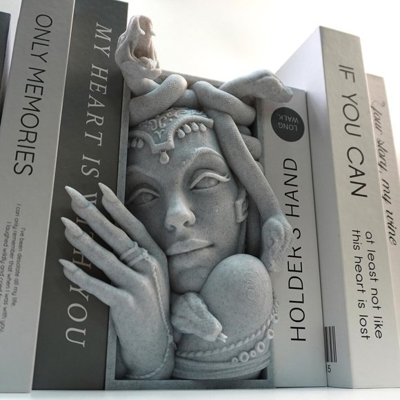 Sujet libros 3D LuckyVin Medusa de 8.26 pulgadas