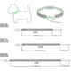 thumbnail image 2 of Collar De Mascota De Diamante, Collar De Garra De Vidrio Ajustable Para Bodas, Gatos Y Perros, Cadena De Extensión Ajustable, Diamante De Agua Brillante, Collar De Mascota, S, 2 of 4