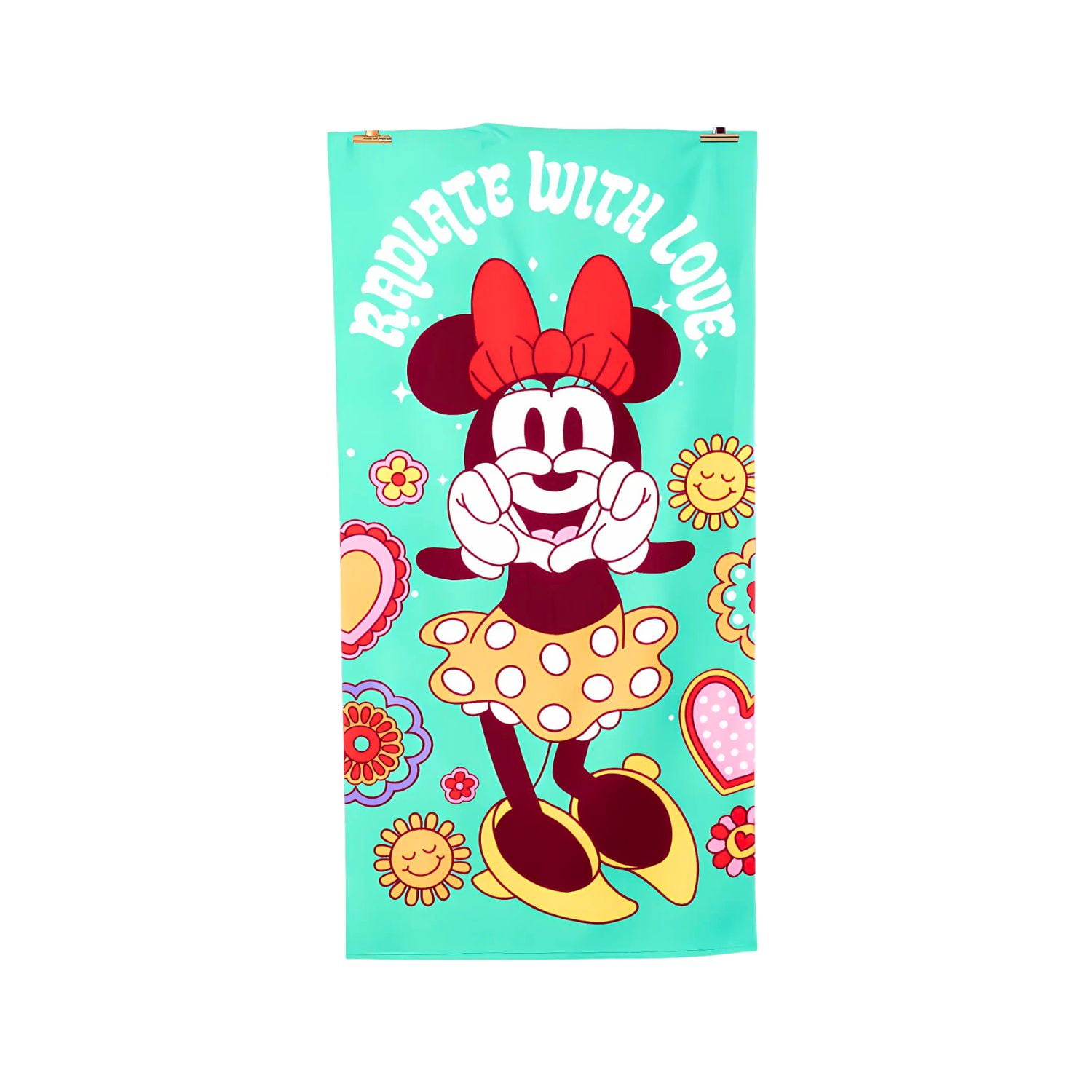 Genérico - Pack Bolso Toalla 70x140cm Dibujo Animado Ratona Coqueta