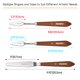 thumbnail image 2 of Cuchillo de Paleta MEEDEN de 3 piezas – Espátula Artística con mango de madera, 2 of 8