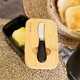 thumbnail image 4 of Mantequillero Cerámica Tapa Bamboo + Cuchillo 600 ml Simplit negro, 4 of 8