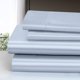 thumbnail image 2 of Juego de sábanas Homiest Satin Luxury Silky 4 piezas Queen Baby Blue, 2 of 8