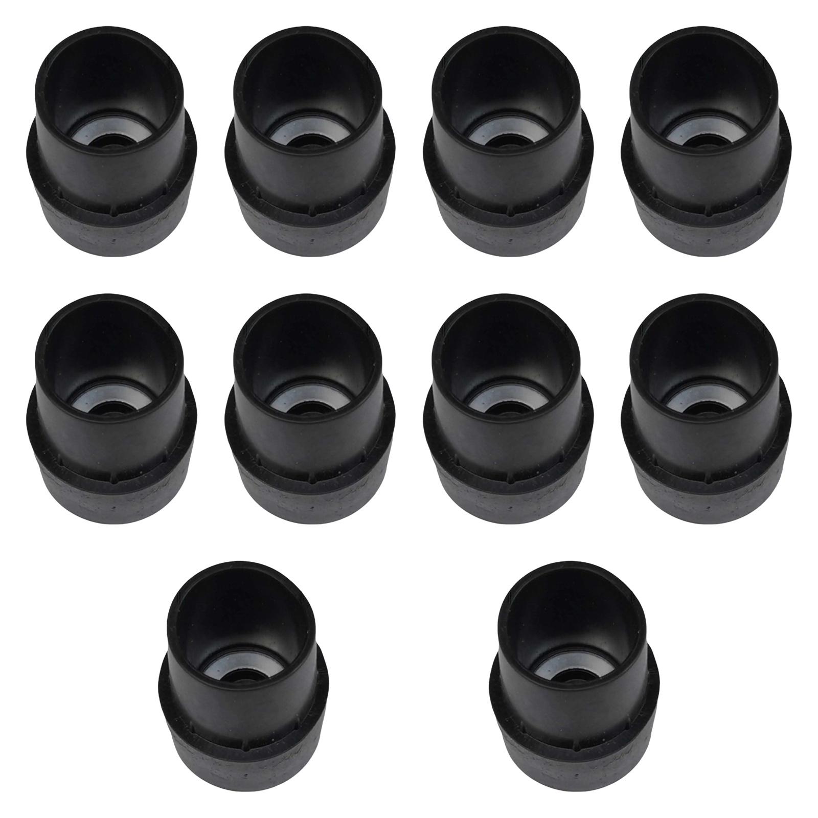 Magideal - Almohadillas Para Patas De Trampolín, Cubiertas Para Tubos De Cama De Salto, Evitan Que Se Muevan, Goma Antideslizante, Fácil Instalación, Tapete De P 10 Por Ciento