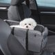 thumbnail image 2 of Asientos de coche para perros pequeños, asiento elevador portátil para perros y gatos en el reposabrazos con correa y funda, asiento de coche perfecto para perros pequeños, mascotas y gatos, consola c, 2 of 7