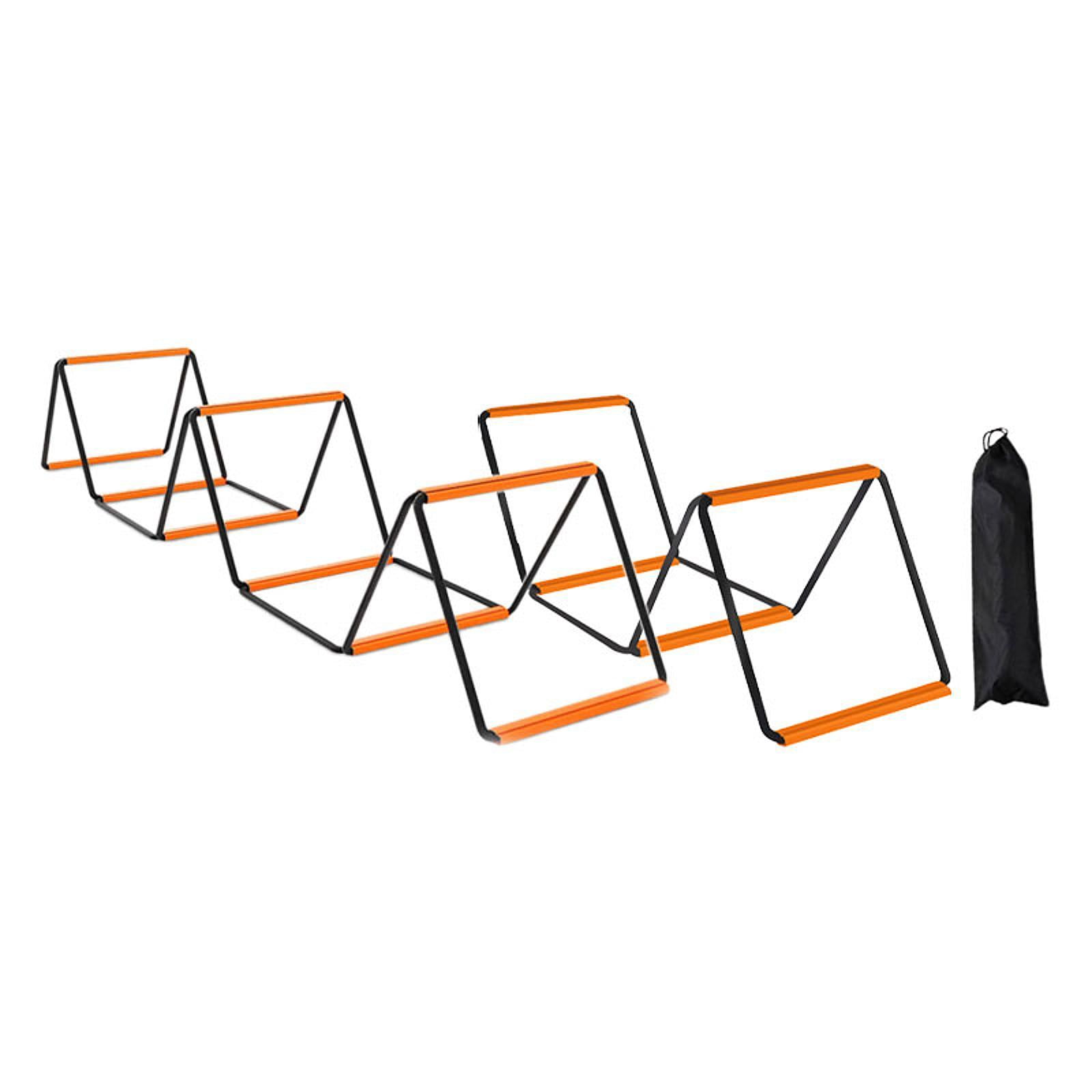 Magideal - Agilidad Escala De Fútbol Fútbol Poo Footwer Entrenamiento De Fitness Plegable Configurar Fácilmente Equipo De Entrenamiento De Agilidad De Escalera 12 Cuadrículas