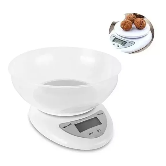Pesa De Cocina Digital Con Recipiente