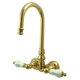 thumbnail image 1 of Llave de llenado para tina con patas Kingston Brass Vintage CC73T2, latón pulido, 1 of 2