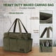 thumbnail image 3 of Bolsa Para Herramientas Con Estructura Metálica Lona Encerada Color Verde Militar, 3 of 7