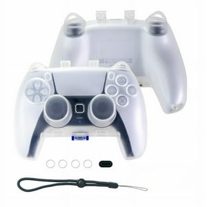 Genérico - Funda Protectora Rígida Transparente Compatible Con El Mando Y Los Accesorios De Playstation 5 Slim - Caja Organizadora Portátil Para Viajes-Blanco Transparente
