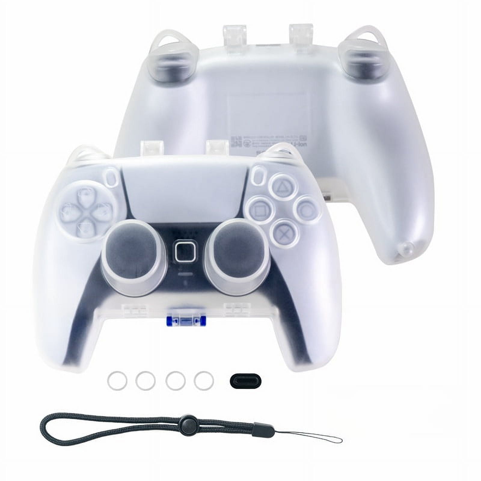 Genérico - Funda Protectora Rígida Transparente Compatible Con El Mando Y Los Accesorios De Playstation 5 Slim - Caja Organizadora Portátil Para Viajes-blanco Transparente