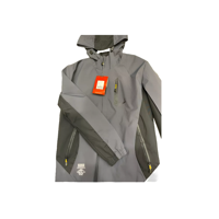 Genérico - Chaqueta Cortaviento Deportiva Ultra Liviana Micropolar Gris, Talla S