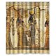 thumbnail image 1 of Cortina de ducha de baño con diseño del antiguo Egipto divino, con ganchos, tamaño 60 x 72 pulgadas, 1 of 3