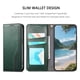 thumbnail image 4 of FOXDOCK Funda para Samsung Galaxy S26 Edge: Cierre magnético, soporte ajustable, ranuras para tarjetas y correa integrada-verde, 4 of 6