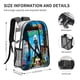 thumbnail image 3 of Monstruos vs. AlienígenasMochila transparente temática, resistente y duradera, bolsa see-through para trabajo, deporte, universidad y viaje, 31 × 43 cm, 3 of 6