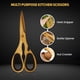 thumbnail image 5 of Juego de cuchillos LA ONIRIQUE LUX LIVING con recubrimiento de titanio, color dorado, 8 piezas, 5 of 8