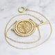 thumbnail image 2 of Collar con giratiempos chapado en oro para fans de Harry Potter, ideal como regalo o decoración, ideal para cosplay o disfraz (oro)., 2 of 6