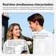 thumbnail image 4 of Audífonos Traductores con IA Yworlln 2026 NE68, Bluetooth, 135 idiomas, 4 of 9