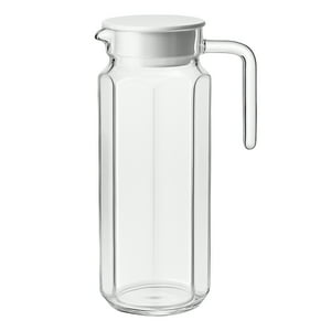 Disparo - Jarra De Vidrio 1100Ml Con Tapa Jugos Refrescos Menaje Mesa