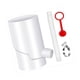 thumbnail image 4 of Sistema De Recogida De Agua De Lluvia, Desviador De Bajante Para Jardinería, Paisaje, Patio, 8cm, Blanco, 4 of 5