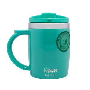 Mug Termo Keep Colores 400 Ml Celeste