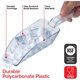 thumbnail image 2 of Stock Your Home Ice Scoop for Freezer, 12 oz, Clear Plastic, NSF, 2 of 3