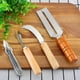 thumbnail image 1 of 4pcs/Set Stainless Steel Pineapple Peeler, Pineapple Eye Remover Sugarcane Knife Cutter Vegetable Fruit Cutting Tools, 1 of 3