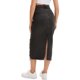 thumbnail image 3 of INSPIRE CHIC Falda de Mezclilla para Mujer de Cintura Alta con Estiramiento, Desgarrada, Dobladillo Crudo, Abertura, Casual, Midi, Lápiz, Talla XL, Negra, 3 of 5