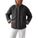 thumbnail image 2 of INSPIRE CHIC Chaqueta Acolchada con Forro de Leopardo para Mujer con Cuello Redondo de Canalé y Bolsillos Mediana Negra, 2 of 6