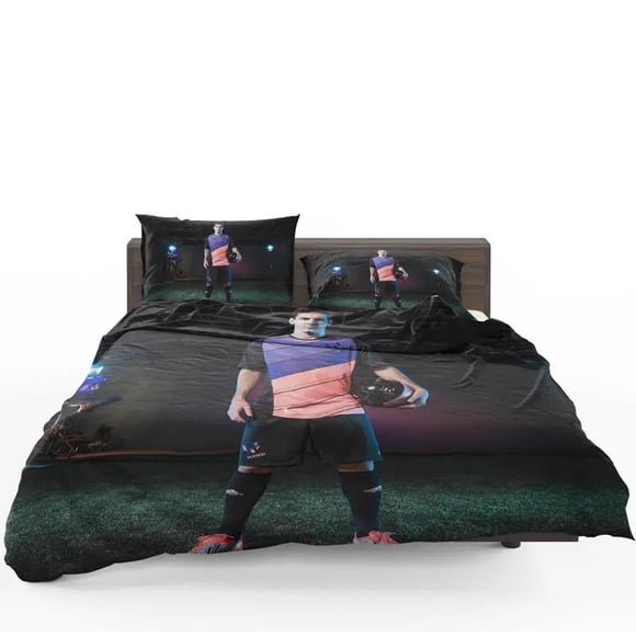Lionel Messi Quilt Duvet Cover Set Kids Super Bedding Home Textiles3-Piece Bedding Set