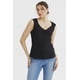 thumbnail image 1 of Polera Mujer Textura Recogido En Pecho Negro, 1 of 4