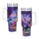 thumbnail image 4 of Intensa-Mente Vaso aislado de acero inoxidable con asa, diseño temático, regalo para familia, amigos y fans; incluye pajita y encaja en el portavasos estándar, 40 oz, 4 of 6