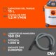 thumbnail image 4 of Aspiradora De Tacho Polvo Y Agua 1000w Daewoo Davc90-15L, 4 of 5