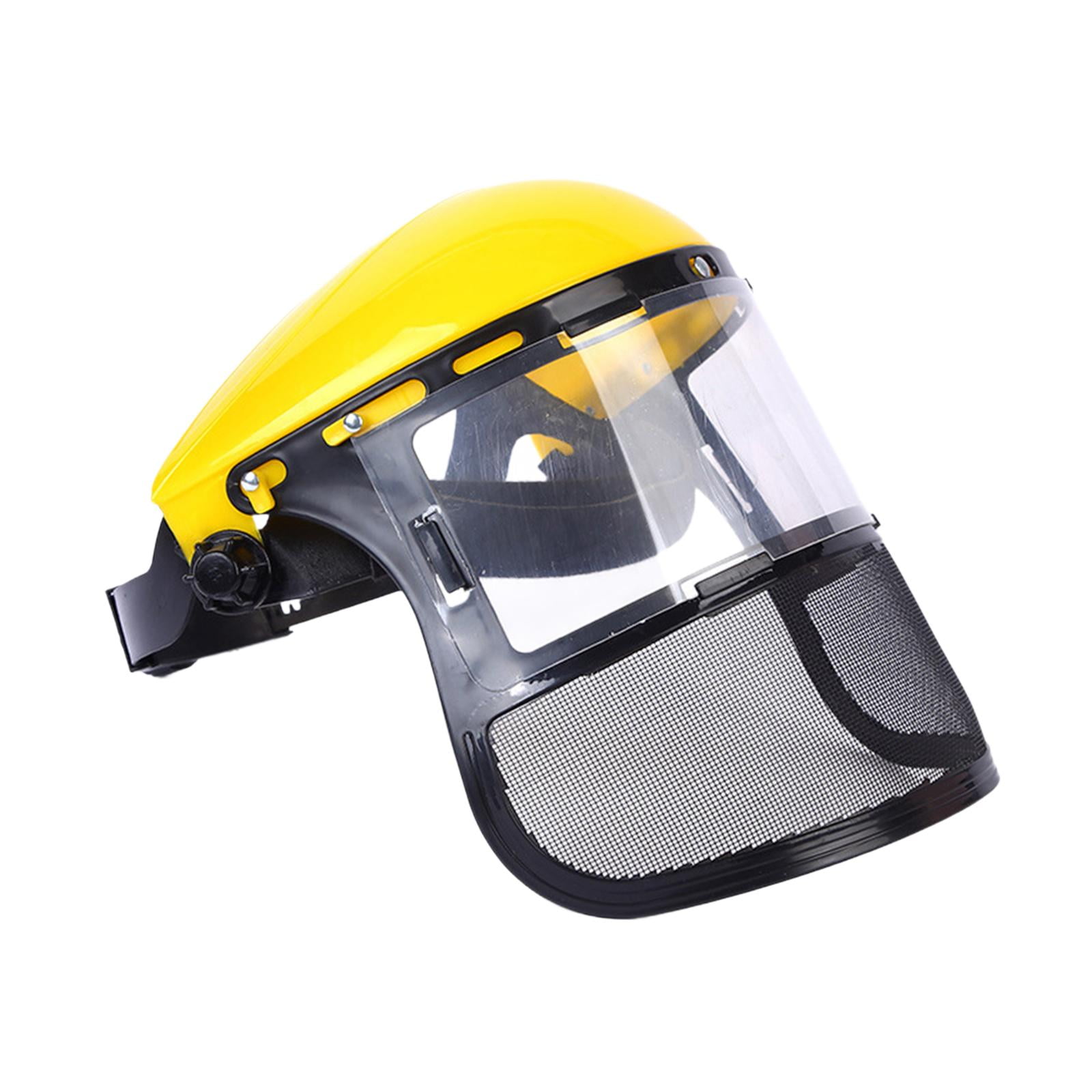 Ioensy - Protector Facial Para Motosierra, Protector Facial Forestal Para Jardinería, Tala, Paisajismo, Amarillo