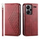 thumbnail image 2 of Funda Flip FOXDOCK para Xiaomi Redmi Note 13 Pro Plus 5G , Estilo Billetera con Diseño Rombo, Correa de Mano y Soporte, Uso Diario, 2 of 6