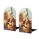 thumbnail image 1 of Liga de Súper Mascotas Sujetalibros decorativos temáticos, tope para estantería con base antideslizante, uso dual para hogar y oficina - 2 piezas, 1 of 6