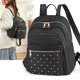 thumbnail image 3 of Classic Vintage Style Women Backpack Leather PU Fashion Backpack Women Travel Bag Casual Solid School Bag for Girl, 3 of 3