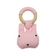 thumbnail image 1 of Baby Rattle Wood Bite Ring Cloth Cute Bunny Kitten Shape Hand Grip Rattle Baby Toy Gift, 1 of 5